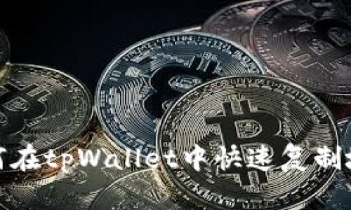 如何在tpWallet中快速复制地址