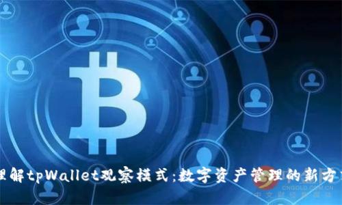 理解tpWallet观察模式：数字资产管理的新方式