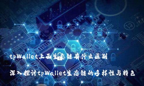 tpWallet上面生态链有什么区别

深入探讨tpWallet生态链的多样性与特色